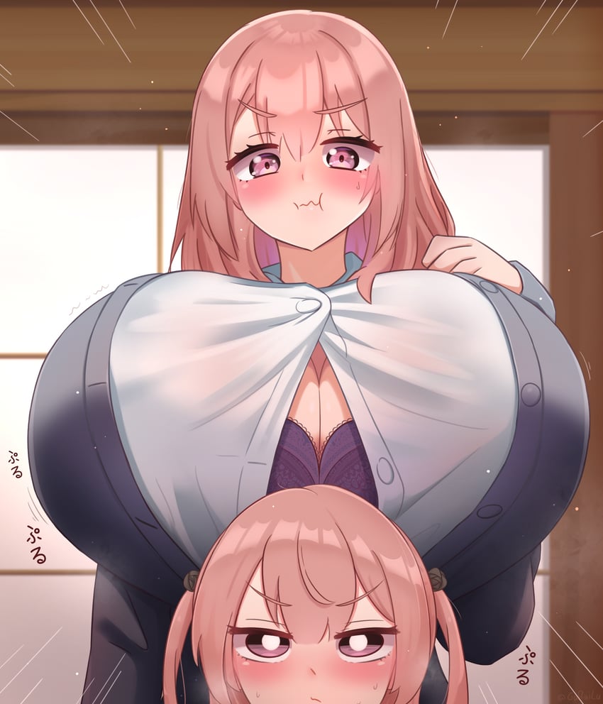 inui sajuna and inui shinju (sono bisque doll wa koi wo suru) drawn by gabai