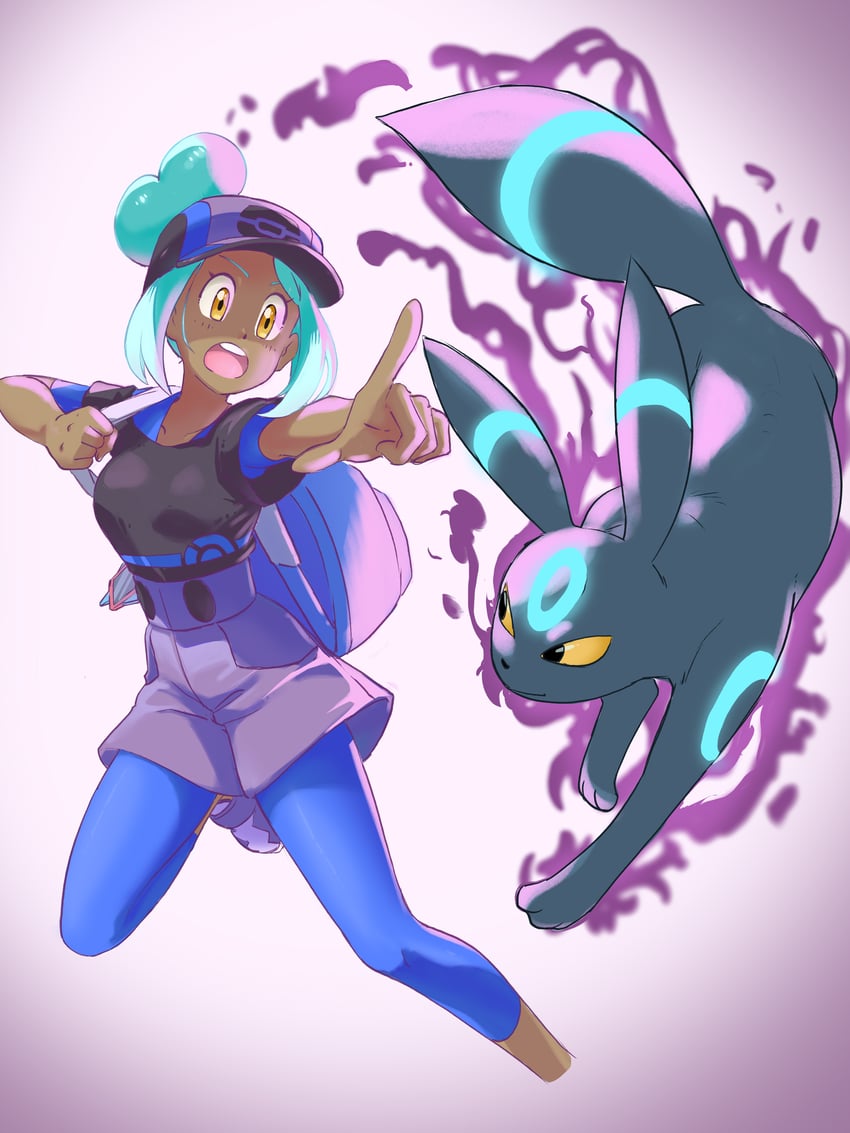 umbreon and bettie (pokemon and 1 more) drawn by u4_99384295