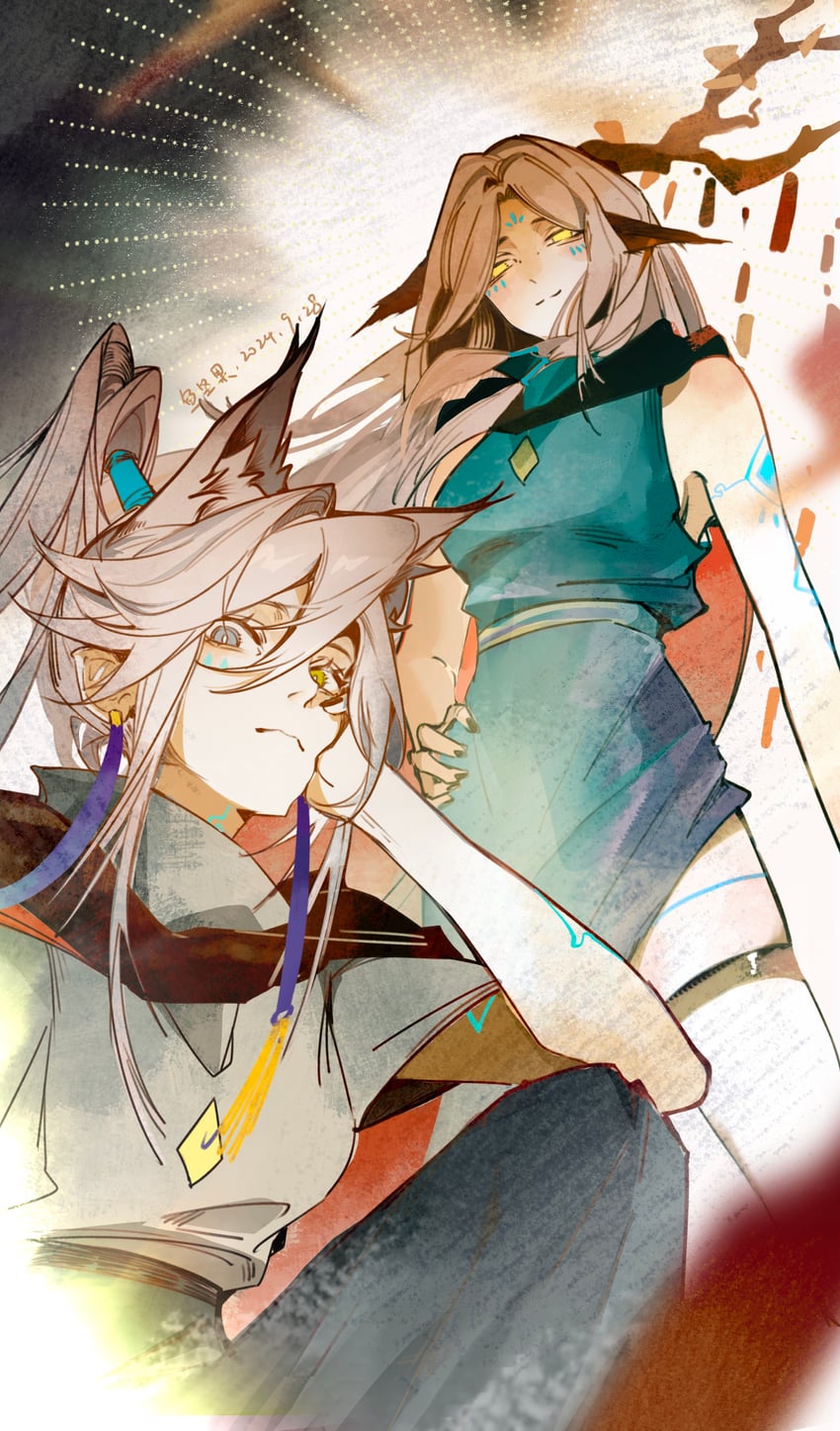 teth and prophet of water (sky: children of the light) drawn by wangjidemoe871