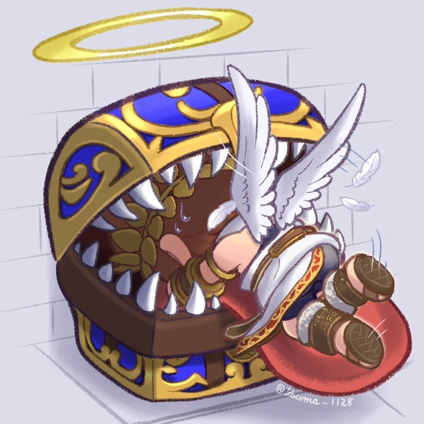 pit and mimicutie (kid icarus and 1 more) drawn by suruga_kanade