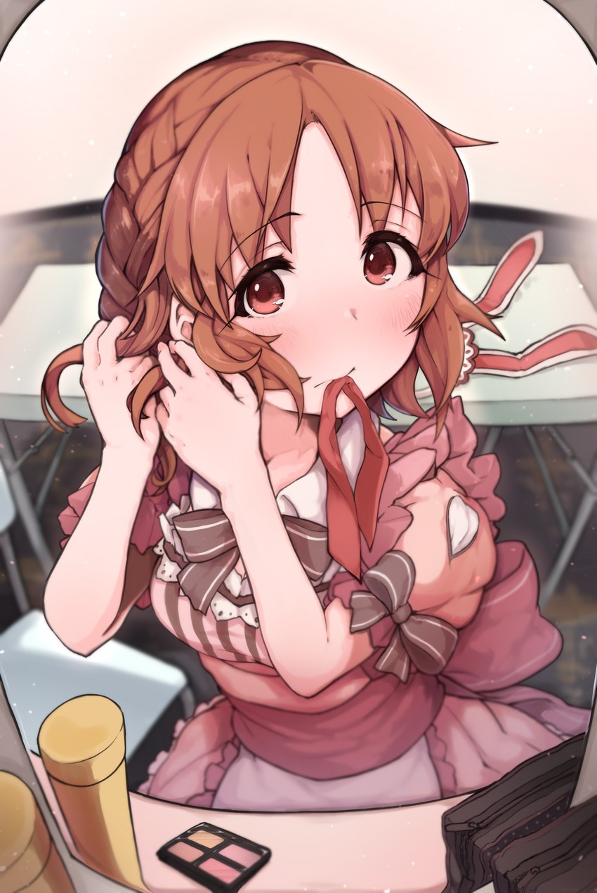 abe nana (idolmaster and 1 more) drawn by woshinon