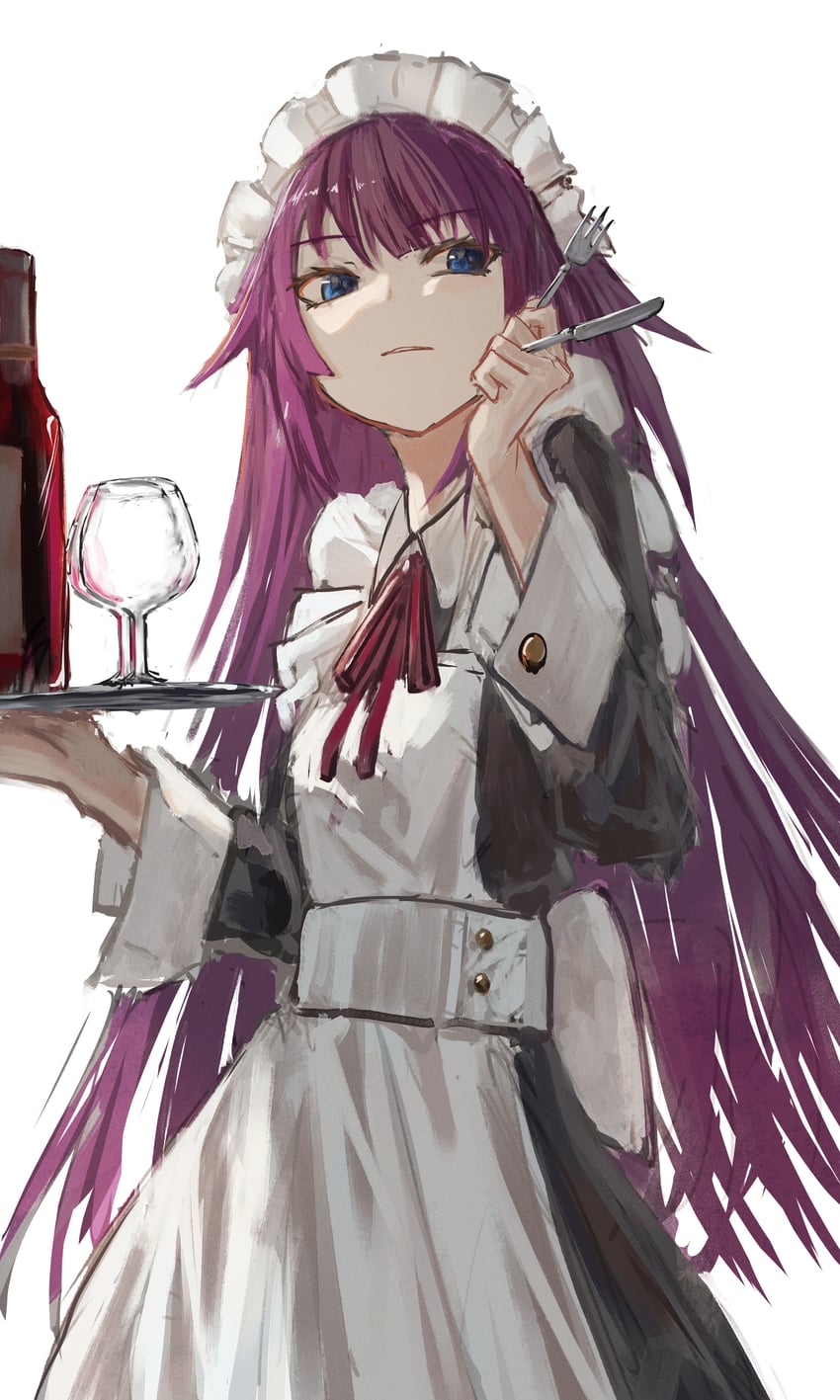 senjougahara hitagi (monogatari) drawn by cokei
