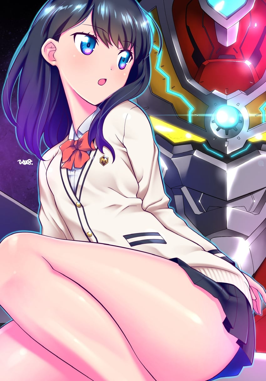 takarada rikka and gridman (gridman universe and 1 more) drawn by himehachi_(hime8manga)