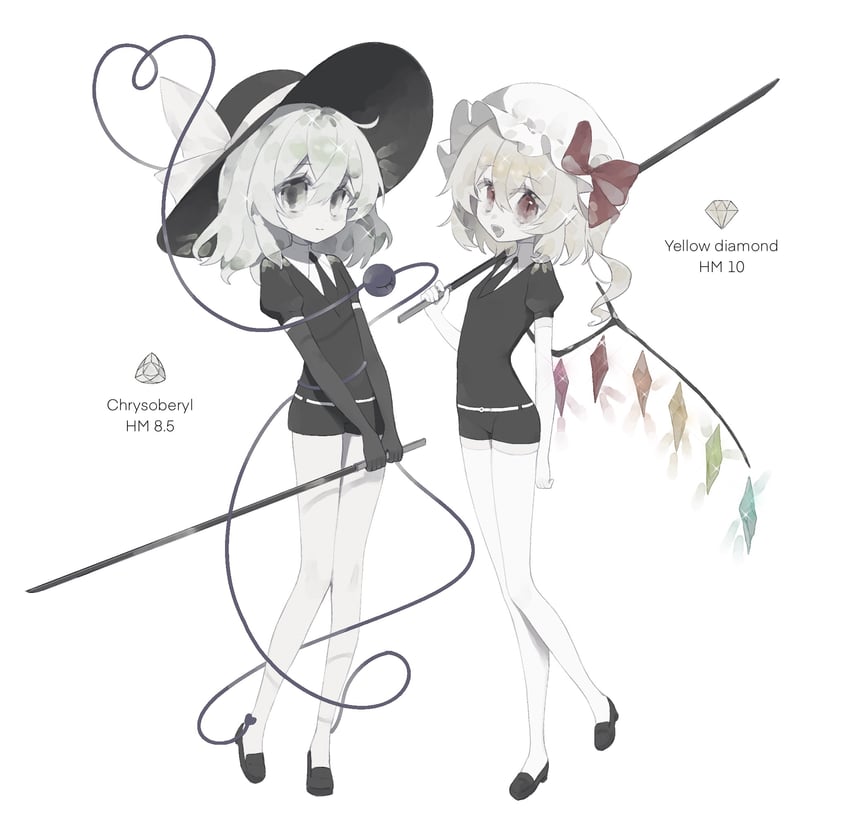 flandre scarlet and komeiji koishi (touhou and 1 more) drawn by rcs_4