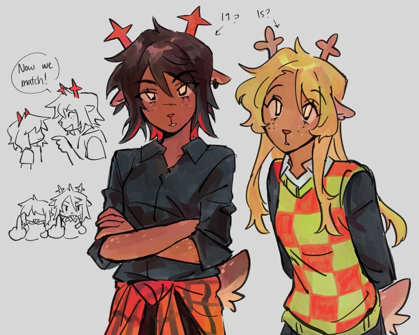 kris, noelle holiday, and december holiday (deltarune) drawn by goomyloid