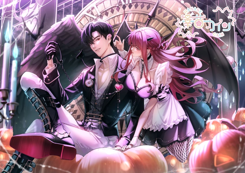 shiren and yoonha (koi ni tsuite 0.1-paasento) drawn by cain_art811