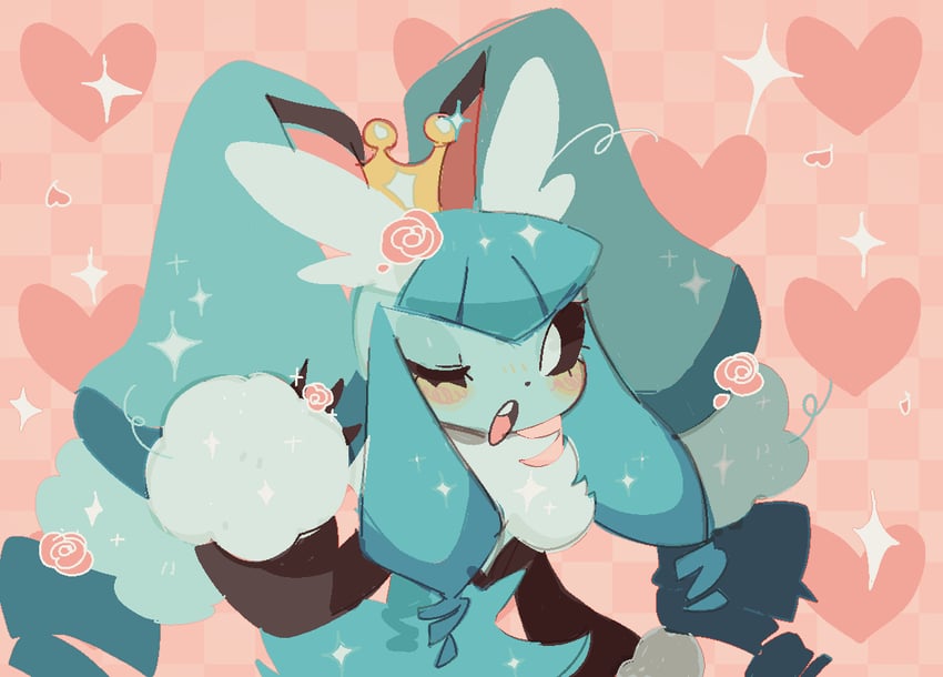 glaceon, lopunny, and braixen (original and 2 more) drawn by jaltoid
