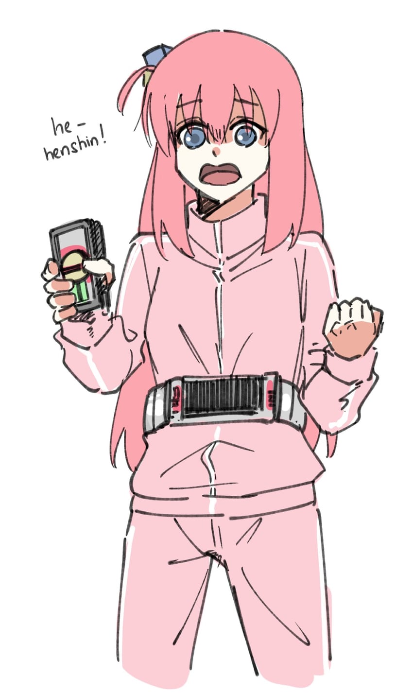 gotoh hitori (bocchi the rock! and 2 more) drawn by masruu