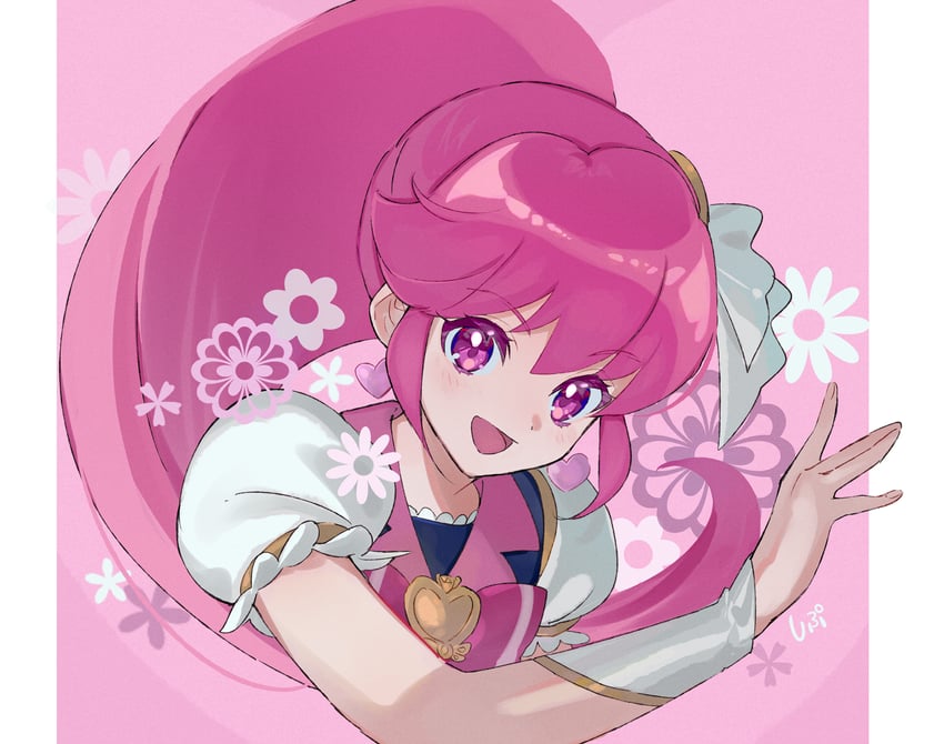 aino megumi and cure lovely (precure and 1 more) drawn by shipu_(gassyumaron)