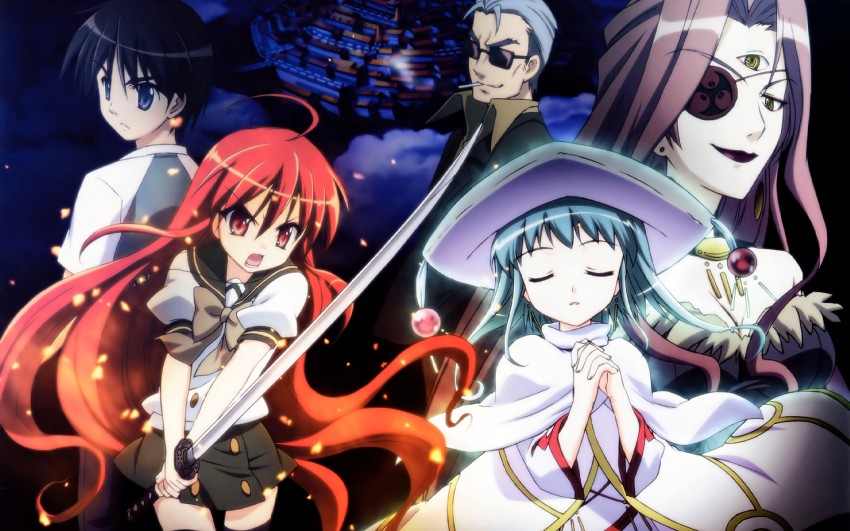 shana, alastor, sakai yuuji, hecate, sydonay, and 1 more (shakugan no shana)