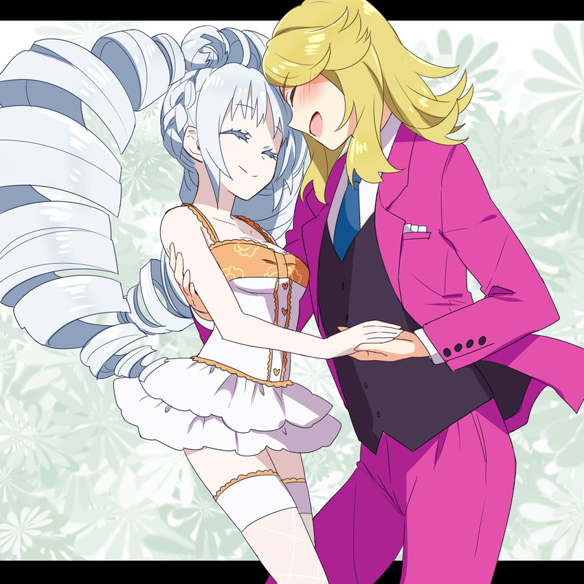 amou june and himuro hijiri (pretty series and 2 more) drawn by sukoyaka_(100hituzi)