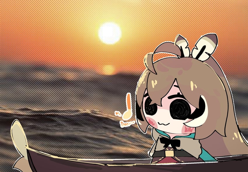 nanashi mumei and smol mumei (hololive and 1 more) drawn by koyoinacho