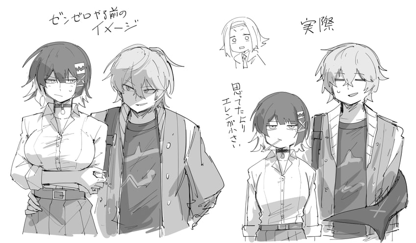 ellen joe, wise, and ruby (zenless zone zero) drawn by kankan33333