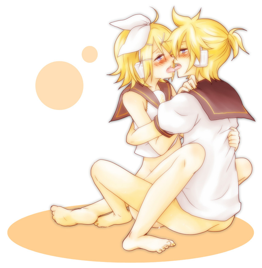kagamine rin and kagamine len (vocaloid) drawn by suzumi_(fallxalice)