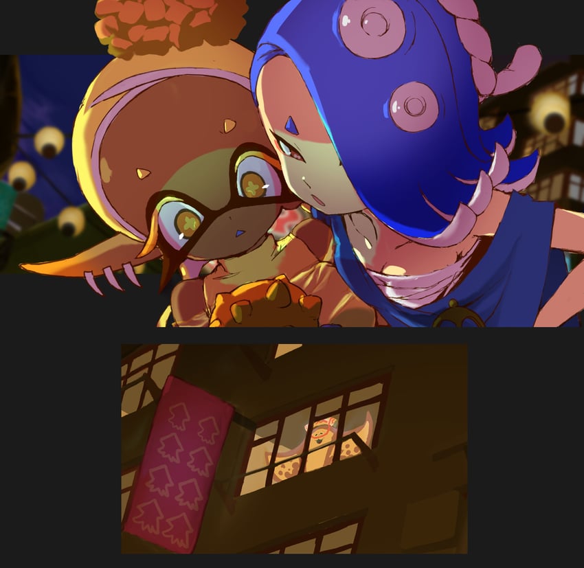 shiver, frye, and big man (splatoon and 1 more) drawn by hideyoshi_(swliyhbpe9xqqze)