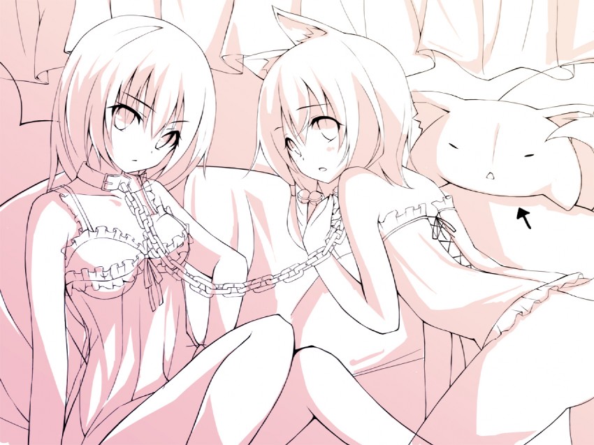 ten'inkou korin, chiriko, and nekojirou (original) drawn by chiri_(atlanta)