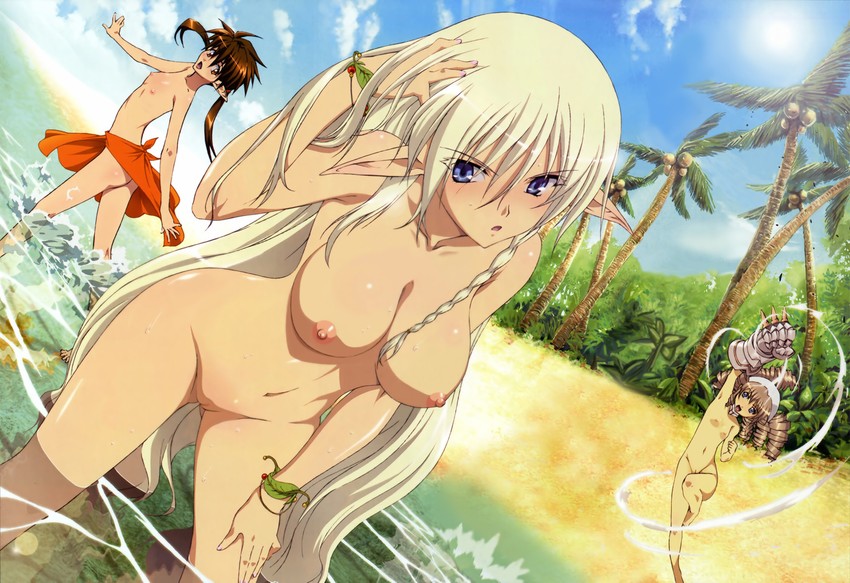 alleyne, fighting master alleyne, ymir, nowa, iron princess ymir, and 2 more (megami magazine and 1 more) drawn by miyazawa_tsutomu