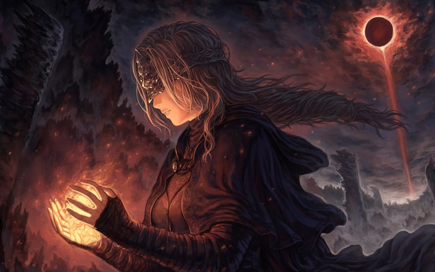 fire keeper (dark souls and 1 more) drawn by tatsuya_(atelier_road)