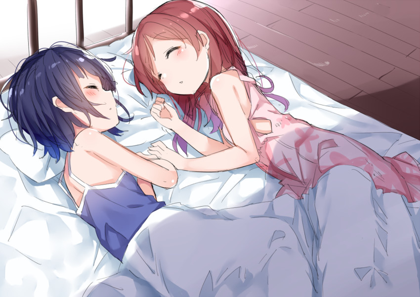 jouga maya and natsu megumi (gochuumon wa usagi desu ka?) drawn by tousaki_shiina