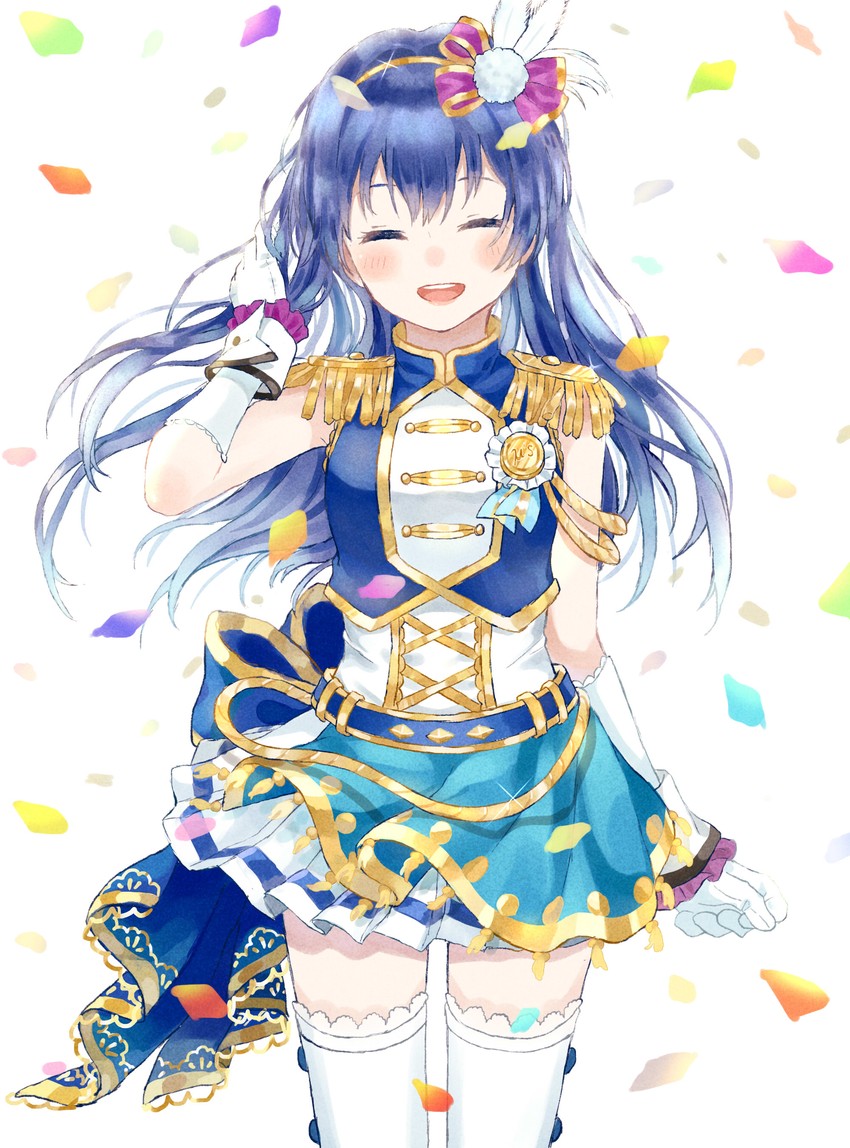 sonoda umi (love live! and 2 more) drawn by myon_rio