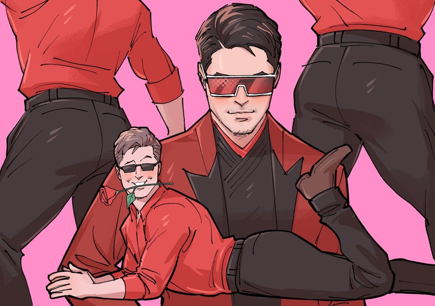 johnny cage and kenshi (mortal kombat and 1 more) drawn by kalamari