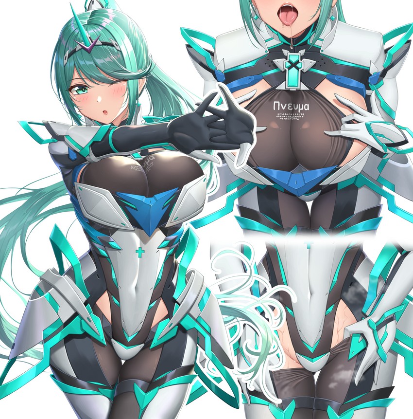 pneuma (xenoblade chronicles and 1 more) drawn by nemunemu_semi