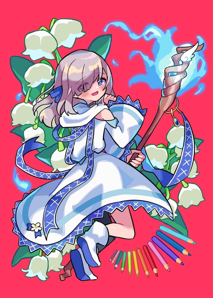 isuzu ren (mahou shoujo madoka magica and 1 more) drawn by takenoko_mgrc
