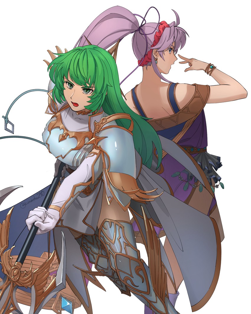 tailtiu and erinys (fire emblem and 1 more) drawn by asagi_(banzoku210)