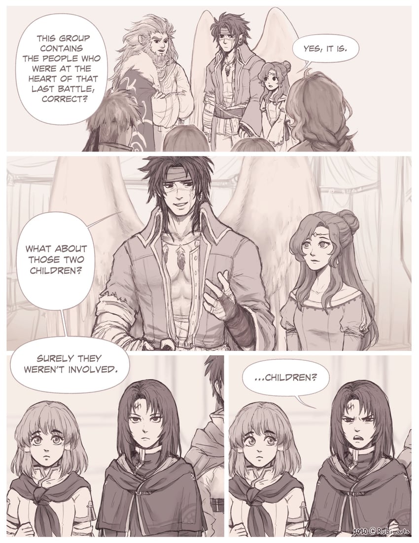ike, soren, mist, elincia ridell crimea, tibarn, and 2 more (fire emblem and 1 more) drawn by rubi_arts