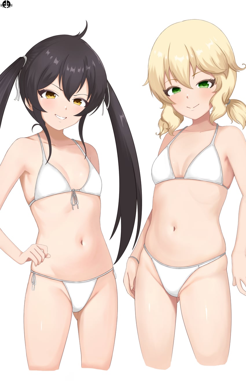 sakurai momoka and matoba risa (idolmaster and 2 more) drawn by mrhunking