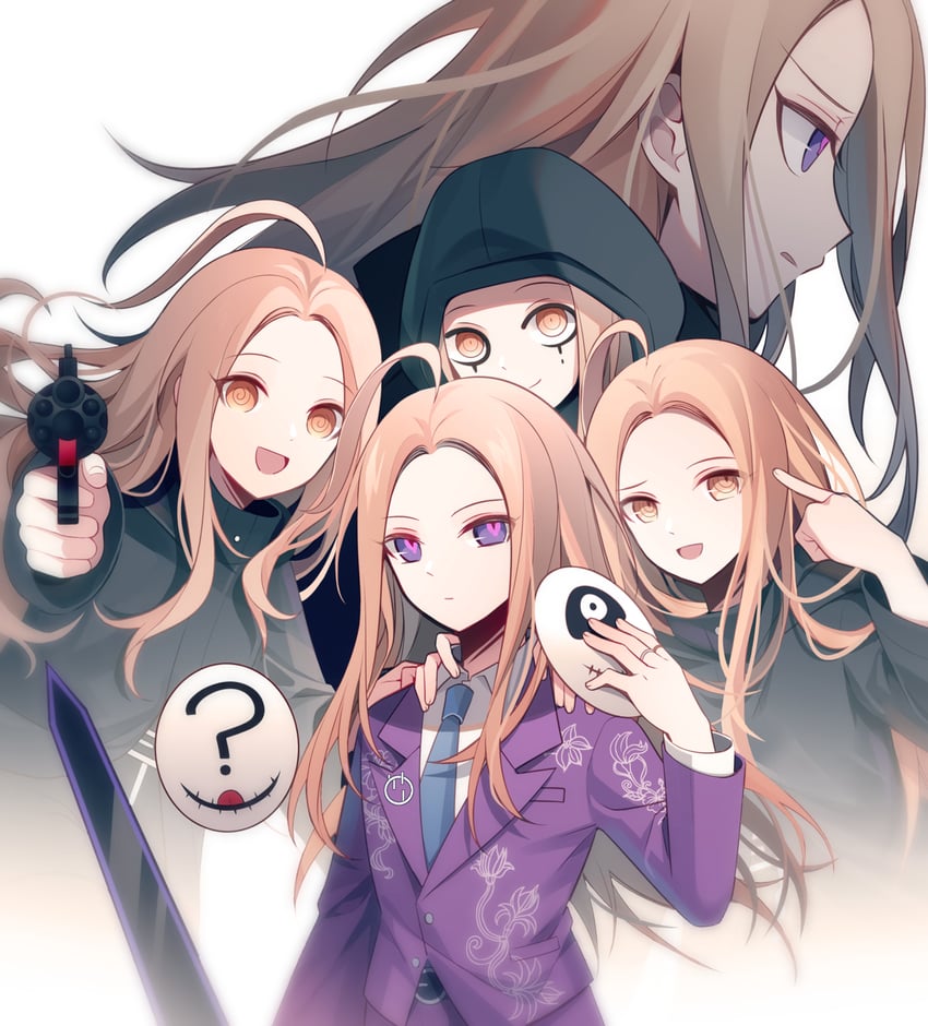 makoto kagutsuchi (master detective archives: rain code) drawn by qiao_xing