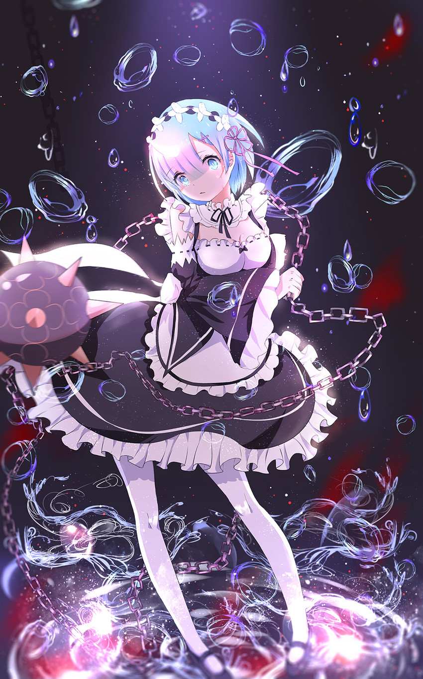 rem (re:zero kara hajimeru isekai seikatsu) drawn by sayo_(yunshang97)