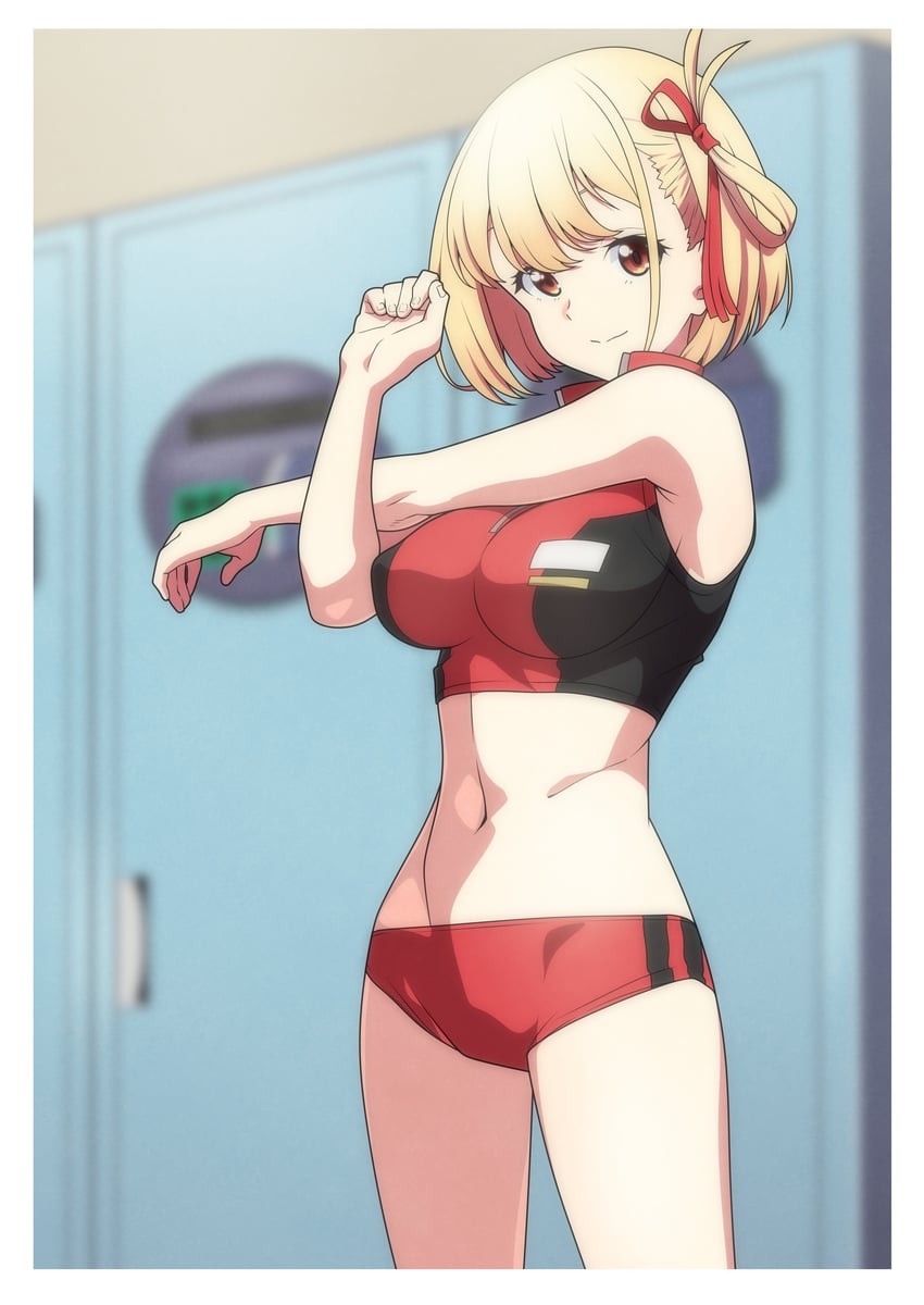 nishikigi chisato (lycoris recoil) drawn by date_naoto