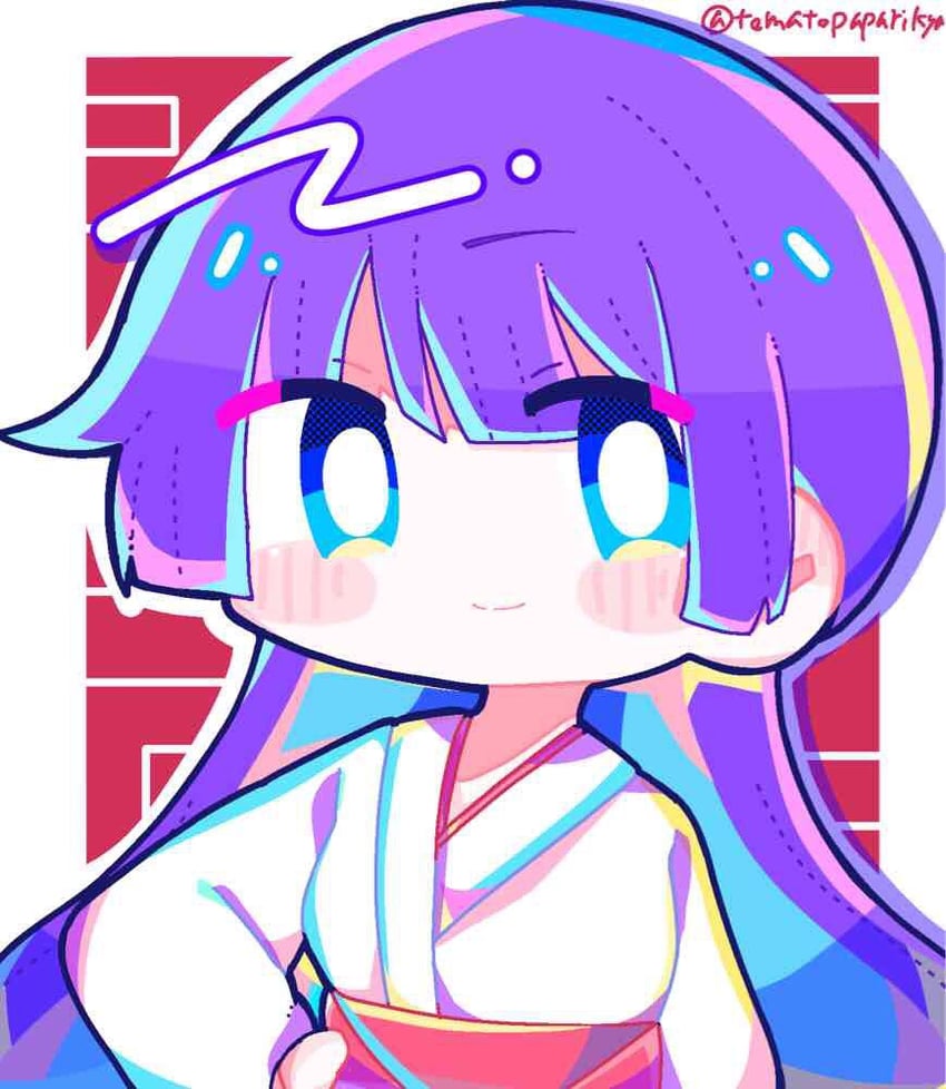 senjougahara hitagi (monogatari) drawn by tomatopapurikya