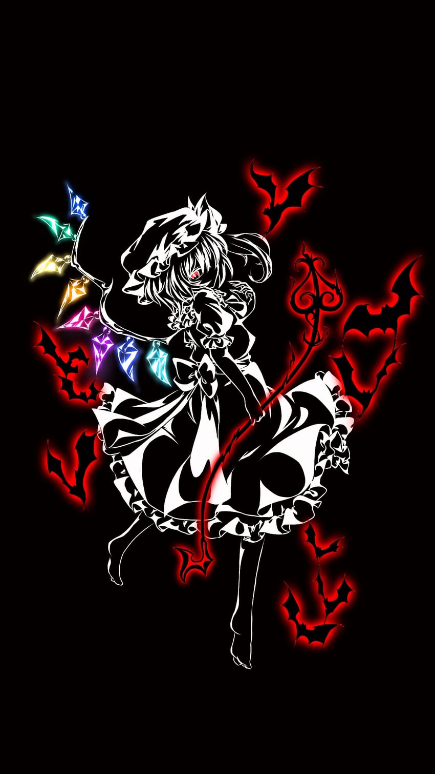 flandre scarlet (touhou) drawn by debiru_takako