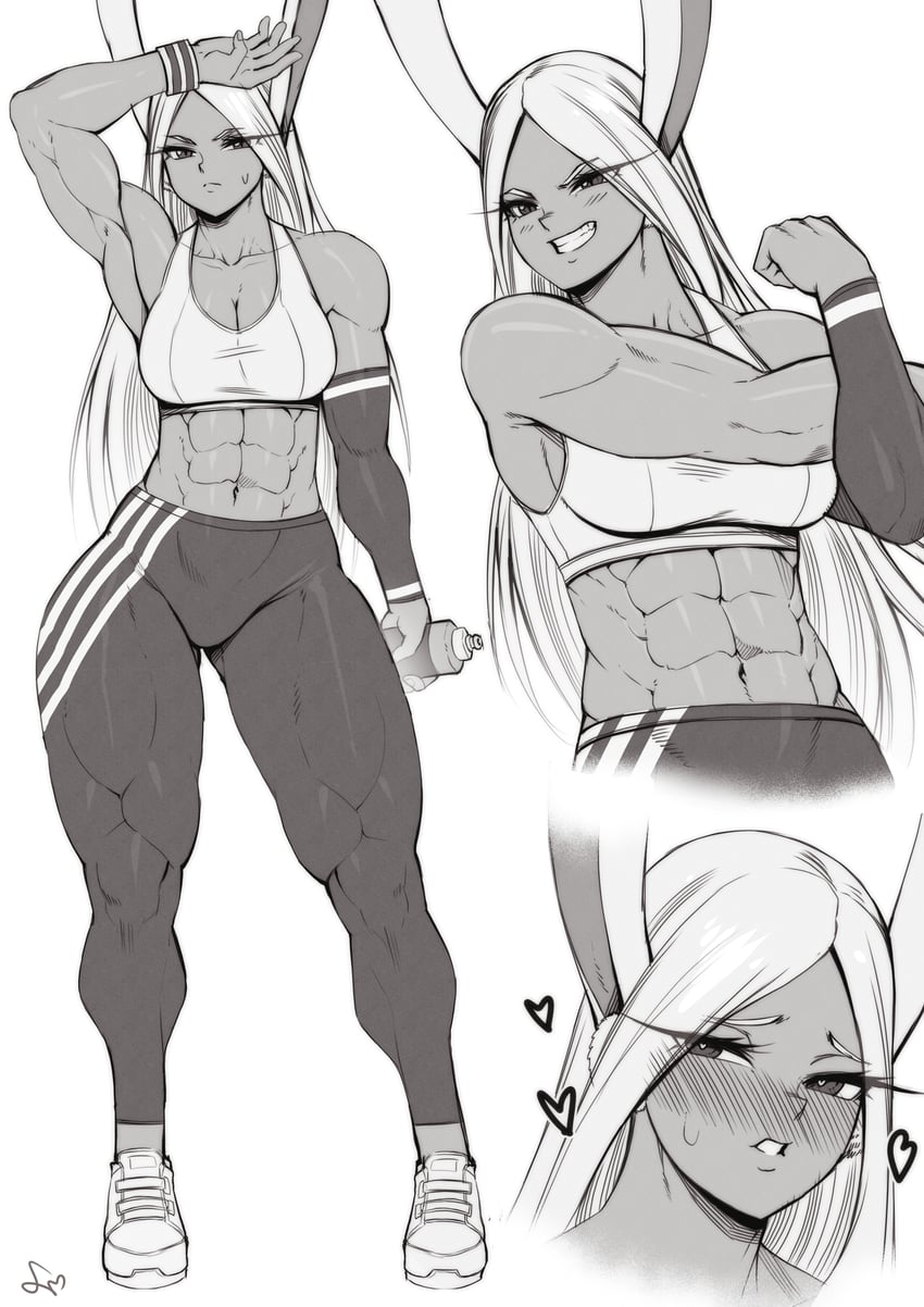 mirko (boku no hero academia) drawn by speedl00ver