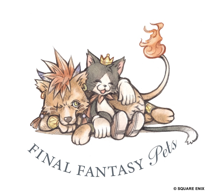 red xiii and cait sith (final fantasy and 4 more)