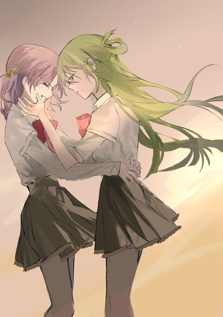alina gray and misono karin (mahou shoujo madoka magica and 1 more) drawn by tsukinaga1028