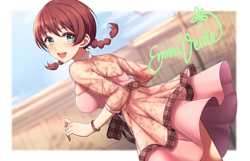 emma verde (love live! and 1 more) drawn by otsumami_(otsu-mugi)