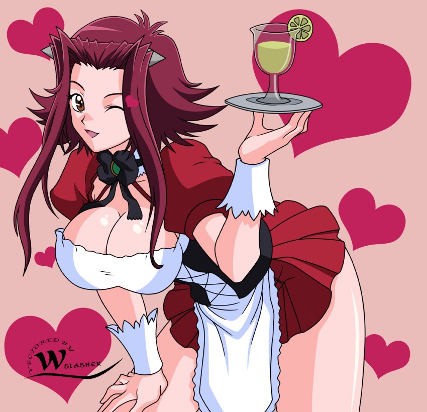 izayoi aki (yu-gi-oh! and 1 more) drawn by wslasher