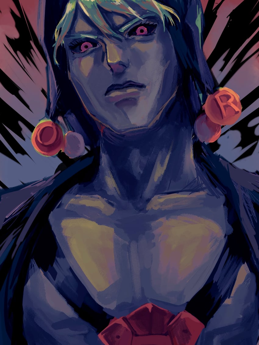 risotto nero (jojo no kimyou na bouken and 1 more) drawn by natapy1
