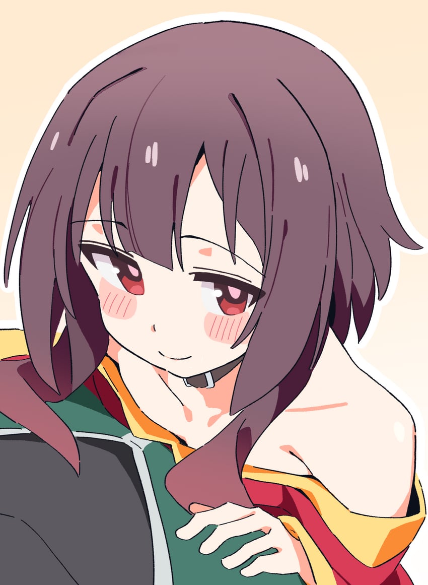 megumin and satou kazuma (kono subarashii sekai ni shukufuku wo!) drawn by noyama_takenoko