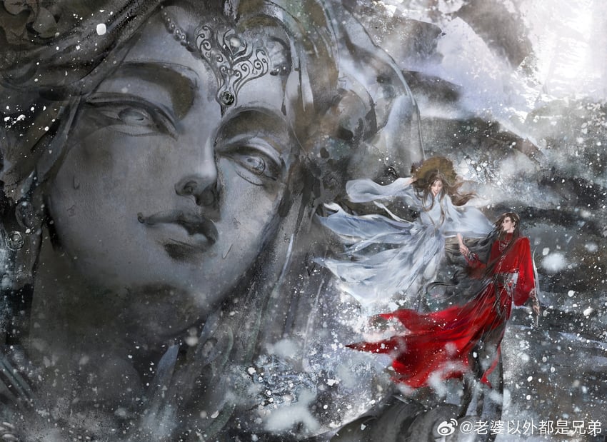 xie lian and hua cheng (tianguan cifu) drawn by kcllzas163