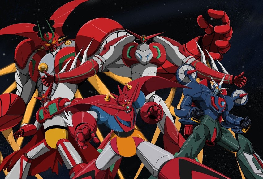 getter-1, shin getter-1, getter dragon, getter arc, and getter go (getter robo and 4 more) drawn by monmon_(monban)