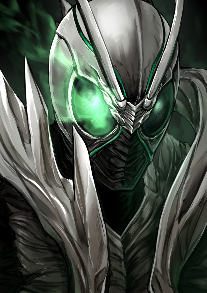 kamen rider shadow moon (kamen rider and 1 more) drawn by somechime_(sometime1209)