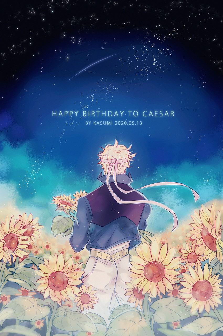 caesar anthonio zeppeli (jojo no kimyou na bouken and 1 more) drawn by kasumi007