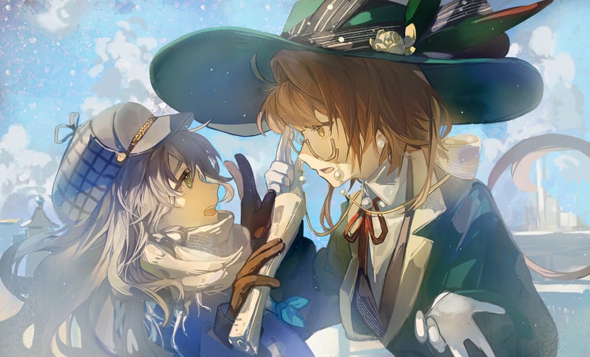 kakania and marcus (reverse:1999) drawn by chelizi_(weibo_5986313927)
