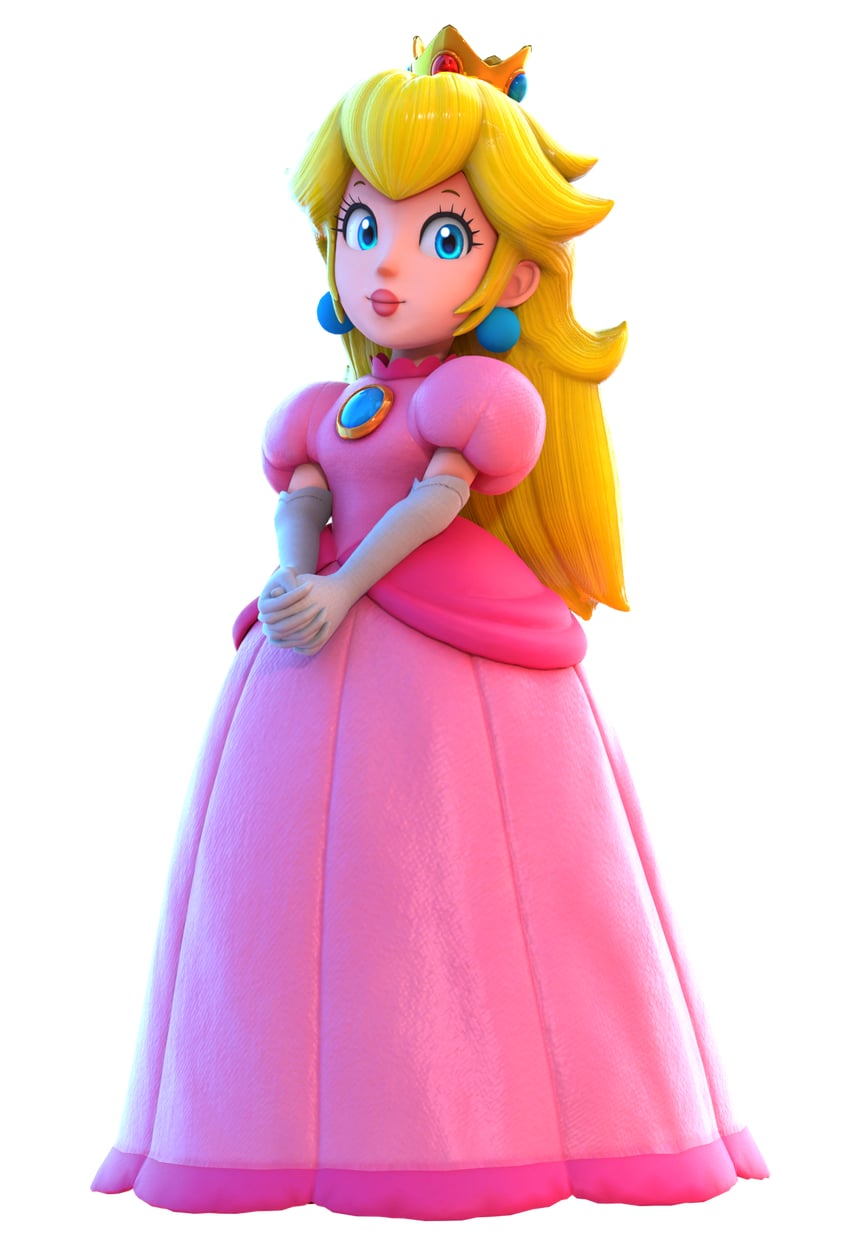 princess peach (mario and 1 more) drawn by theadorableoshawott