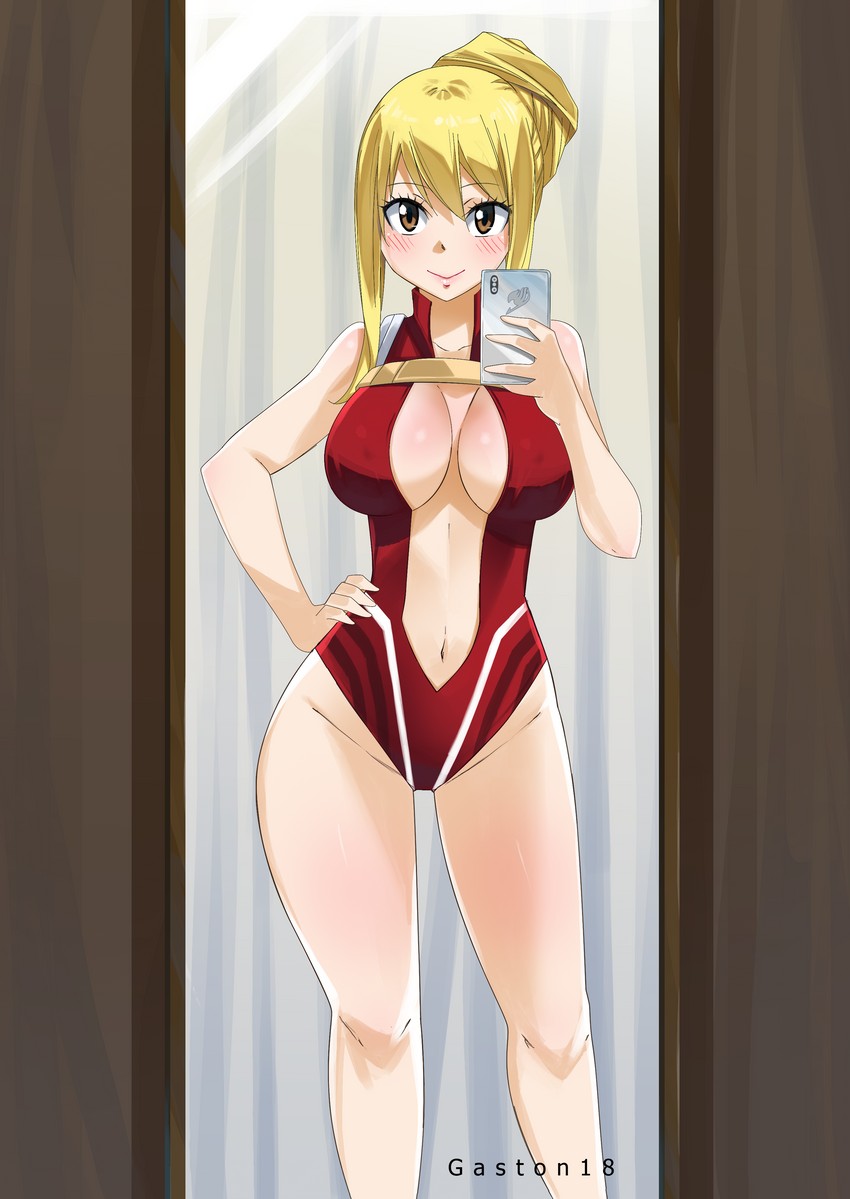 yaoyorozu momo and lucy heartfilia (fairy tail) drawn by gaston18