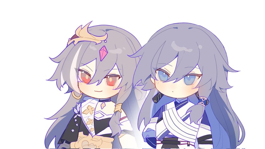 fu hua and herrscher of sentience (honkai and 1 more) drawn by haruka_(rsyaooooo)